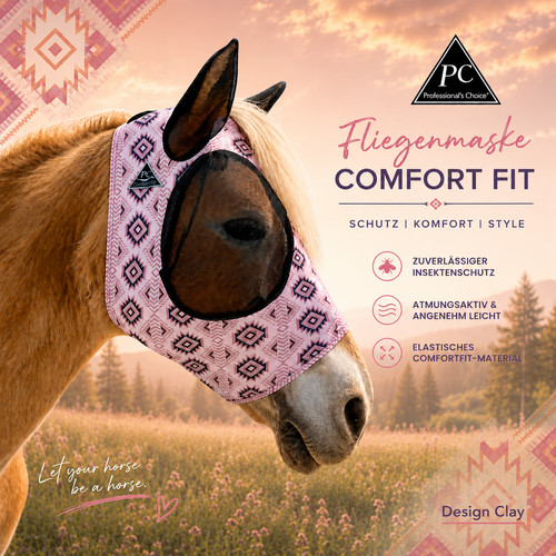 Fliegenmaske pferd lycra - fliegenmaske,