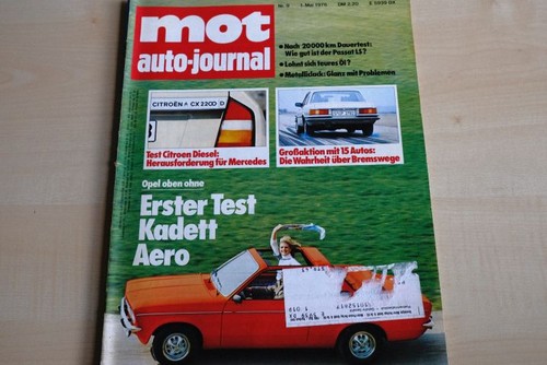 Mot 1976 opel kadett - 09/1976,