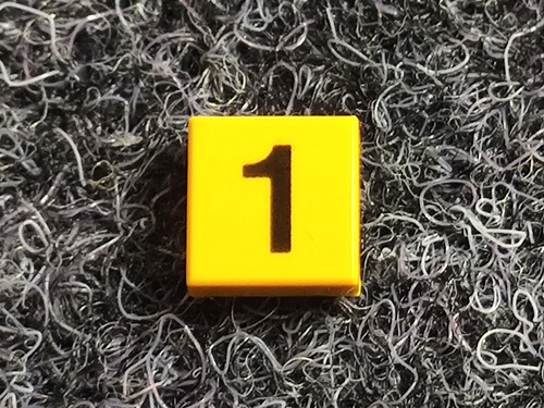 Lego 3070bp01 fliese 1x1 - 1x1, gelb