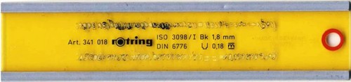 Schriftschablone rotring - rotring,