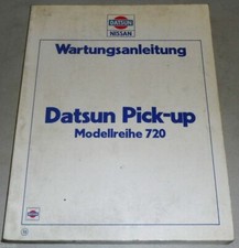 Werkstatthandbuch Datsun Nissan 720 Pick Up / Hardbody Truck Stand 1982