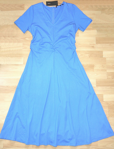 Zero kleid blau midi - kleid,