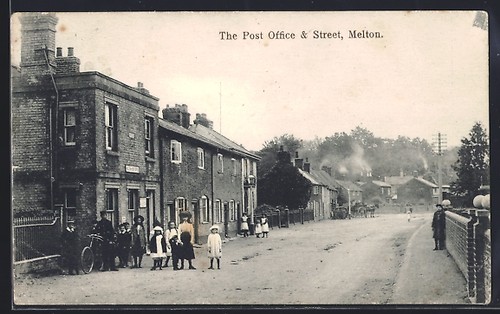 Melton the post office - post,