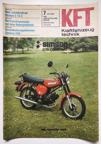Kft simson s70 comfort - kft,