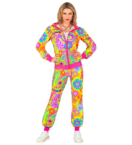Neon peace love hippie - &,