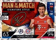 Champions League 22/23 Card 435 - Thomas Muller Man of the Match Signature