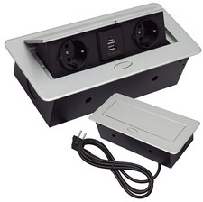 EINBAUSTECKDOSE TISCHSTECKDOSE