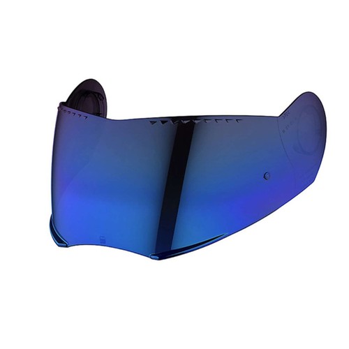 Blaues verspiegeltes visier - blaues,
