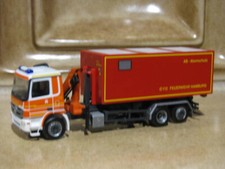 Herpa 915458 Mercedes Benz Actros WLF AB Atemschutz Feuerwehr Hamburg Altona