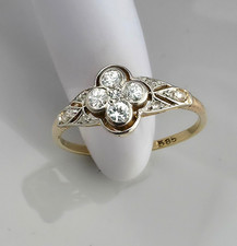 Antiker Brillantring Gold 585