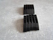 Lego 10 Stück Bogensteine Rundsteine 6x1 1x6 negativ schwarz wie Foto