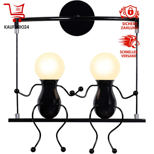 Wandleuchte kreativ humanoid - wandleuchte,
