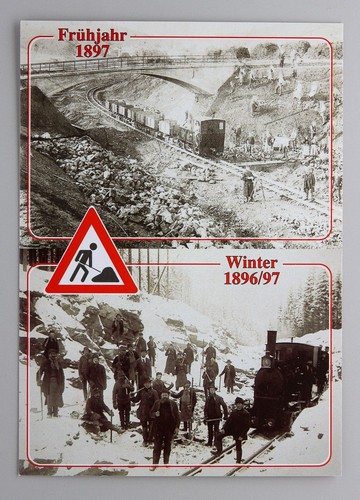 Postkarte schmalspurbahn - postkarte,