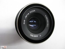Objektiv aus Jena DDR T (Tessar) 2,8 / 50 adaptiert MFT-Bajonett Olympus =100mm 