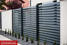 Moderner Aluminiumzaun Zäune Aluminium Lamellenzaun Zaunfelder Hersteller LINEA