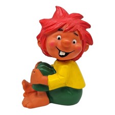 Pumuckl Figur Spardose Vintage Fa. Haco 1981 ohne Schlüssel ca. 18cm