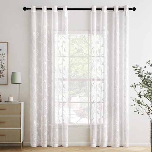 Gardinen voile 2er set mit - voile,