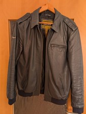 Herren Lederjacke Super Dry