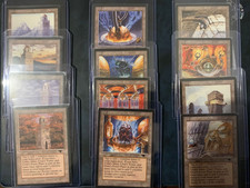 Magic the Gathering Urzas Tower, Mine, Power Plant Playset Antiquities Vintage