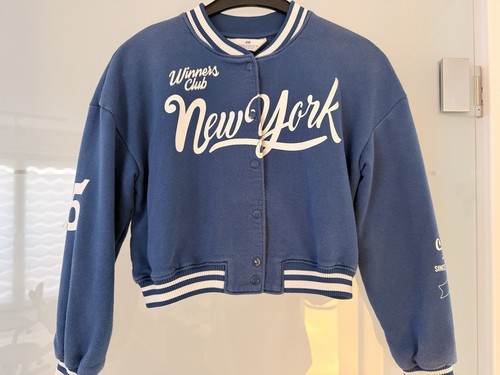 Bomberjacke new york blau - h&m,