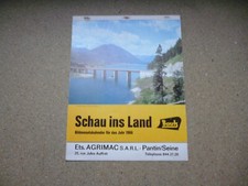 Bautz Schlepper Landmaschinen Saulgau Original alter Wandkalender von 1966  