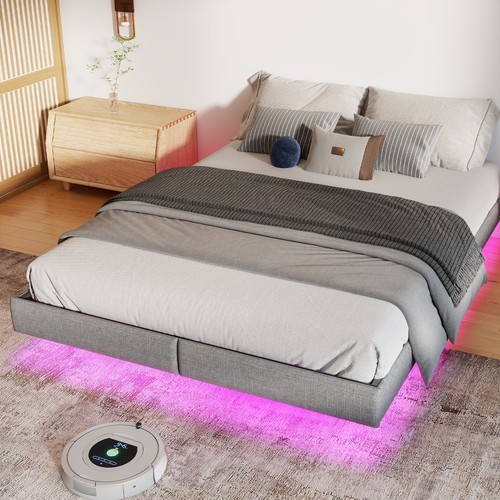 Bett 160x200 mit - , led