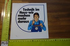 Alter Aufkleber Handwerk