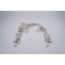 Blumen Haarschmuck-Schmuck Hochzeit-Brautschmuck Perle-Haarschmuck Braut-Kopfsch