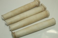 41Uc) 4tlg. Alabaster Marmor SÄULE  PENDULE Säulenuhr aus Frankreich um 1900