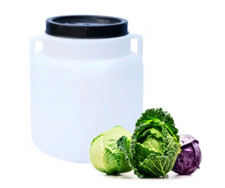 Kunststofffass Weithalsfass 20-50L Gärbehälter Deckelfass Regenfass Tonne FassB2