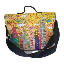 Umhängetasche Pop Art James Rizzi My New York City Sunset Laptoptasche 38x30 cm