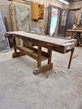 hobelbank schraubstock antik werkbank