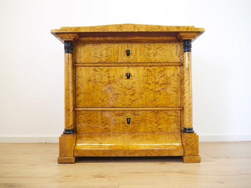 Biedermeier kommode birke - biedermeier,
