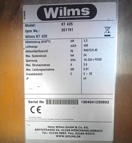 Wilms 425 bautrockner - 425,