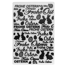 Prägeschablone frohe ostern - frohe, 2