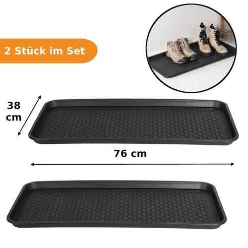 Schuhablage abtropfschale - 2x,