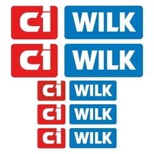 ci WILK aufkleber sticker