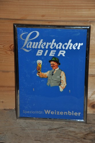 Altes brauereischild imoglas - altes, brauereischild/imoglas