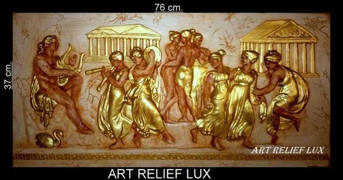 Relief antik style greek - relief,