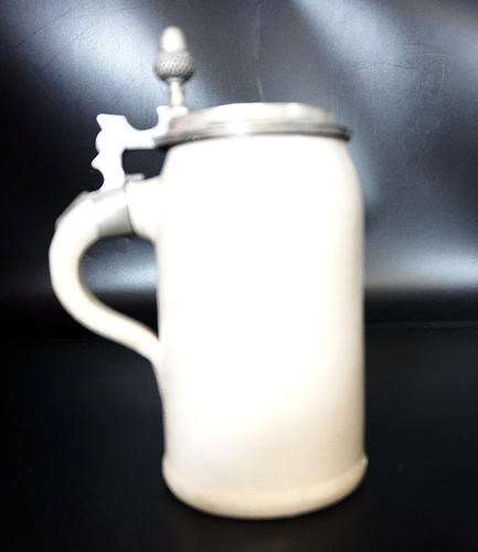 Biersteinkrug mit - biersteinkrug,, 1l,