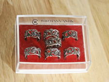 Serviettenringe 835er silber - serviettenringe,