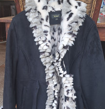 Kiwi Damenmantel Veloursleder