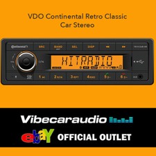 VDO Continental Retro Classic Autoradio Bluetooth DAB + USB Tuner Radio Brandneu in Verpackung