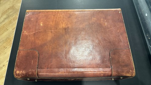 Antiker lederkoffer tasche - antiker, 46
