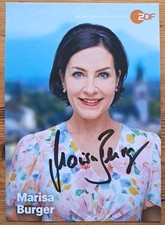 Marisa Burger Orig Autogramm