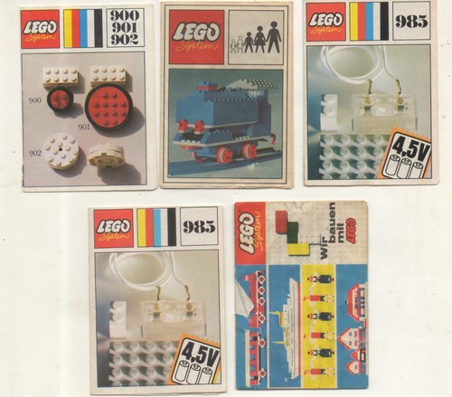 Alte lego anleitungen stück - alte, 5