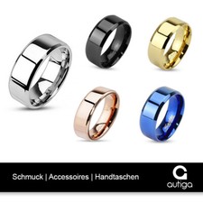 Damen Herren Ring Edelstahl
