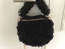 kleine handtasche fake fur