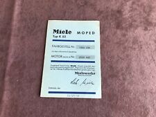 Original ABE Betriebserlaubnis