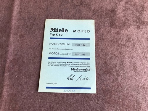 Original abe betriebserlaubnis - original,